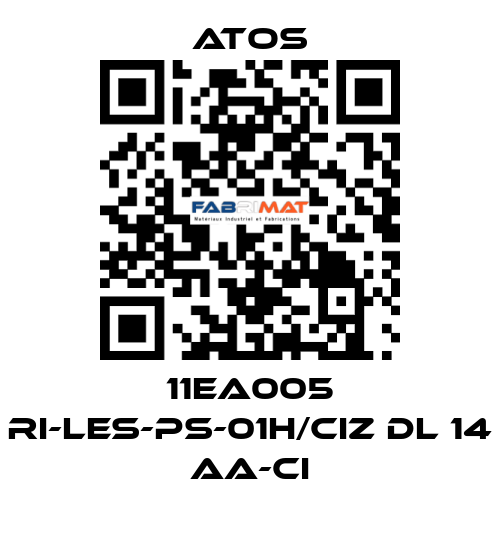 11EA005 RI-LES-PS-01H/CIZ DL 14 AA-CI Atos