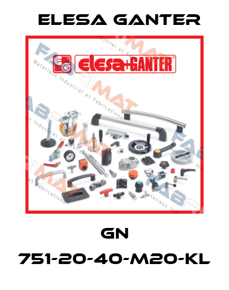 GN 751-20-40-M20-KL Elesa Ganter