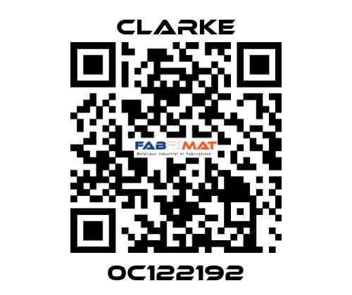 0C122192 Clarke