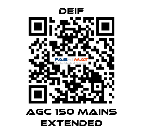 AGC 150 Mains Extended Deif