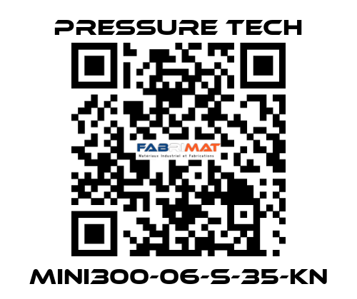 MINI300-06-S-35-KN Pressure Tech