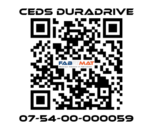 07-54-00-000059 Ceds Duradrive