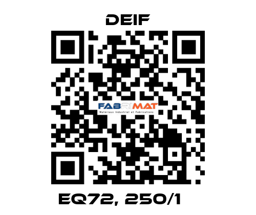 EQ72, 250/1 А Deif