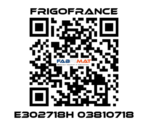 E302718H 03810718 Frigofrance