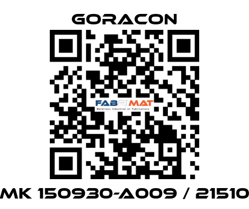 MK 150930-A009 / 21510 GORACON