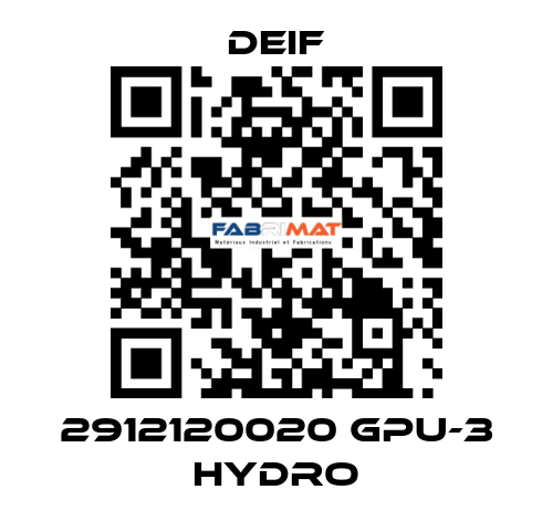 2912120020 GPU-3 Hydro Deif