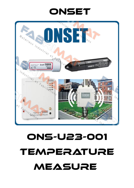 ONS-U23-001 Temperature Measure  Onset