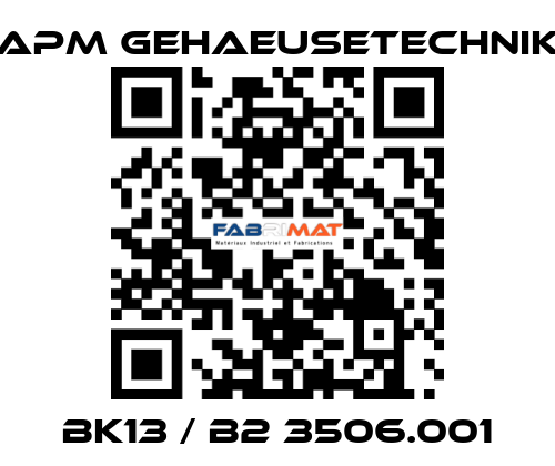 BK13 / B2 3506.001 APM GEHAEUSETECHNIK