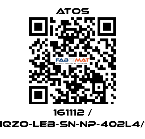 161112 / LIQZO-LEB-SN-NP-402L4/Z Atos