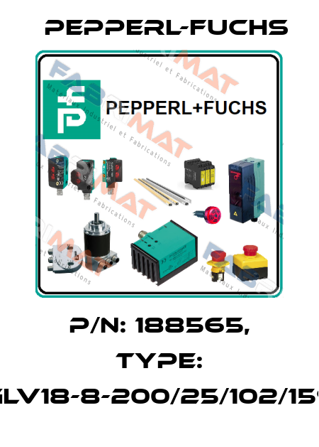 p/n: 188565, Type: GLV18-8-200/25/102/159 Pepperl-Fuchs