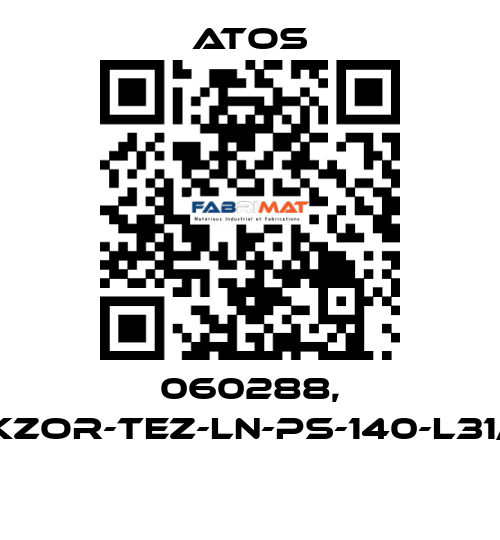 060288, DLKZOR-TEZ-LN-PS-140-L31/BZ   Atos