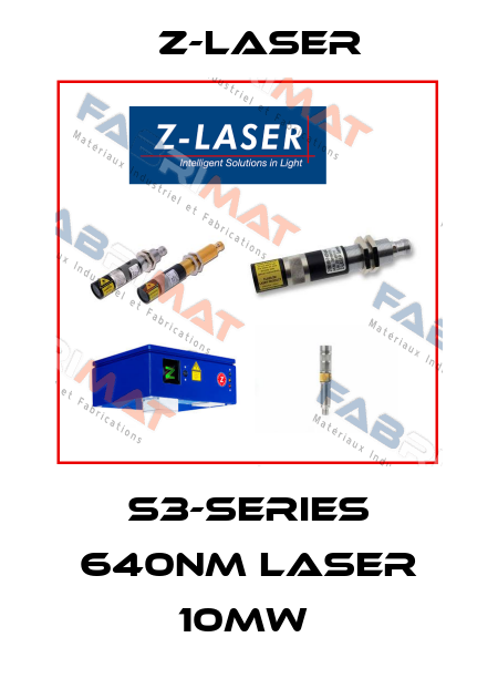 S3-Series 640nm Laser 10mW  Z-LASER