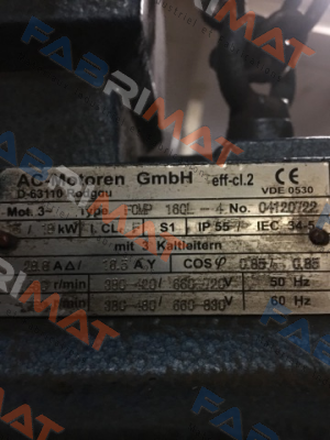 PDM-4-B35-22-180L-G-Z1, 180L, 22 kW  AC Motoren