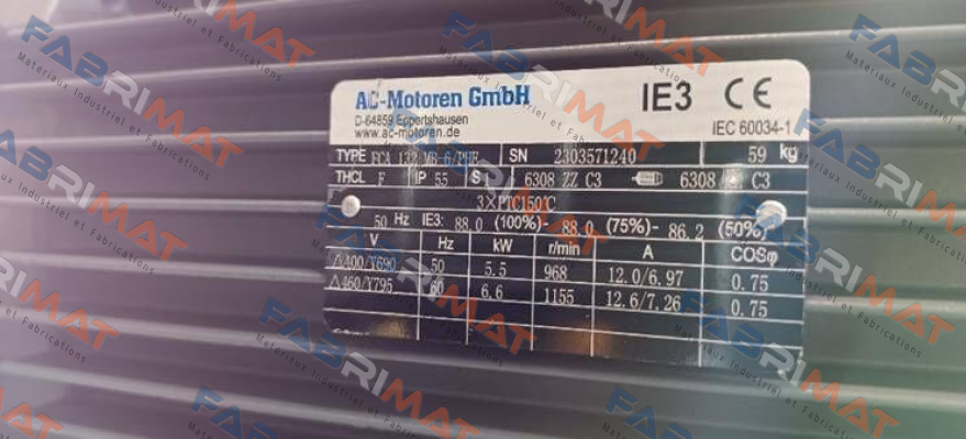 FCA 132 MB-6/PHE AC Motoren