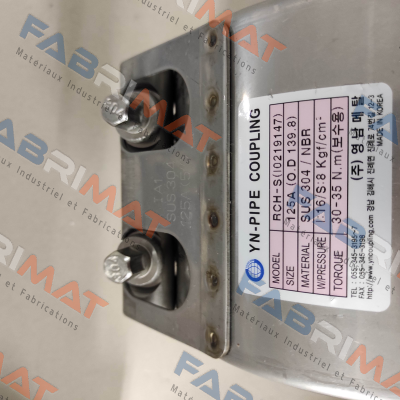 RCH-S 5 INCH 125A YOUNGNAM METAL