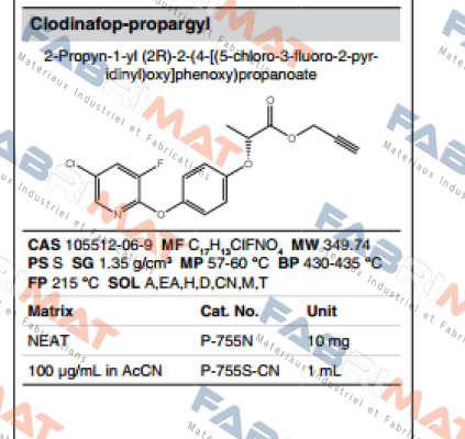 P-755N (chemical) 10 mg  AccuStandard