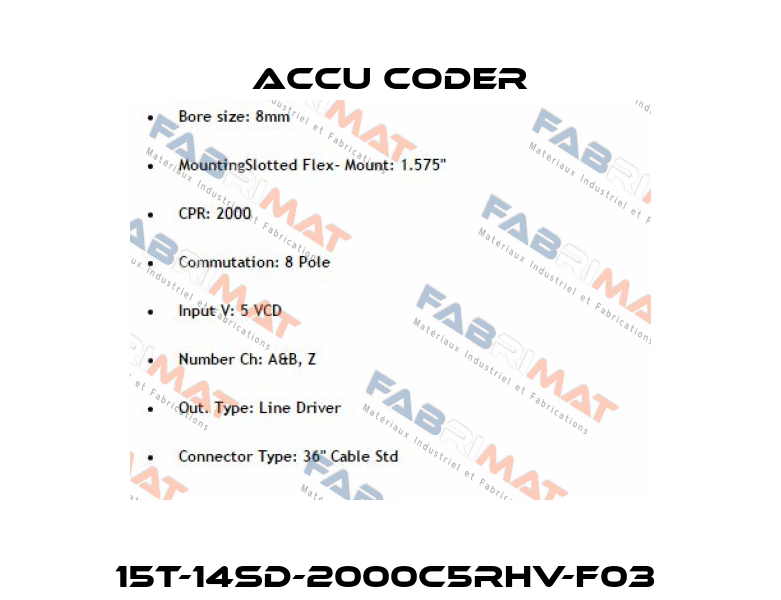 15T-14SD-2000C5RHV-F03  ACCU CODER