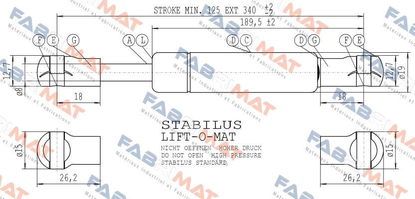 101851/450N Stabilus