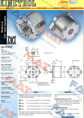 LA3-DD  Kinetrol