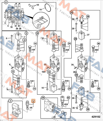 JCB Valve relief Husco