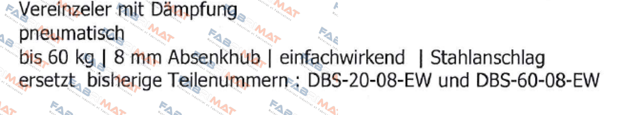 DBS-20/60-08-EW  Woerner