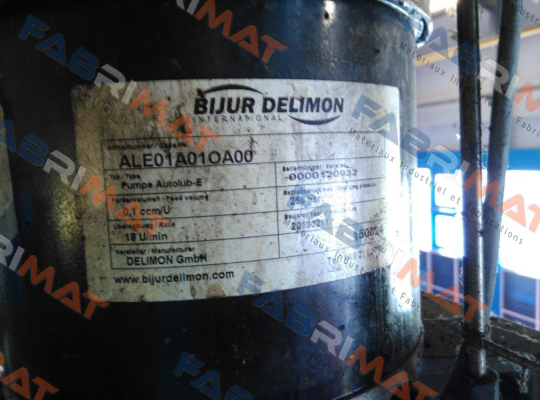 ALE01A01OA00 Bijur Delimon