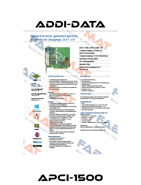 APCI-1500 ADDI-DATA