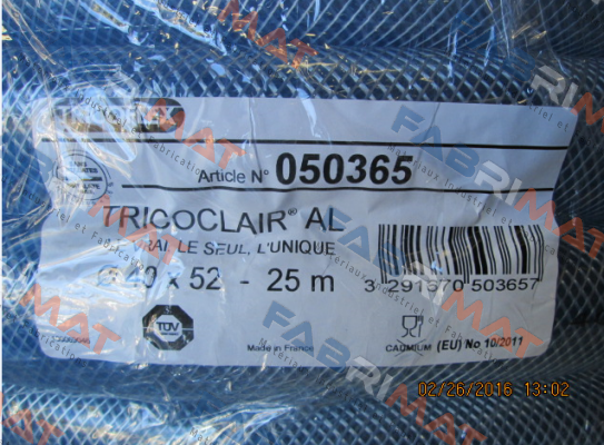 TRICOCLAIR-AL (1 Pack=25m) Tricoflex