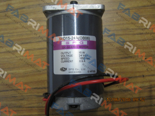 S6D15-24A(OB06)  Spg Motor