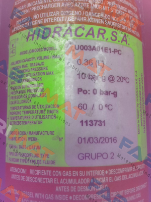 U003A01E1-PC Hidracar