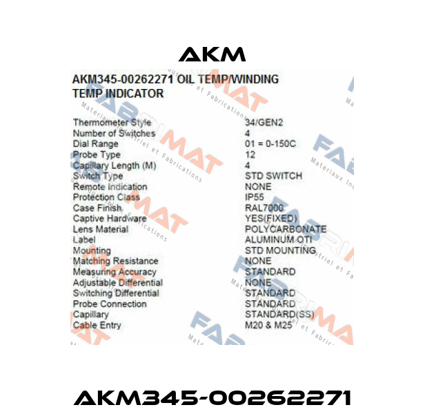 AKM345-00262271 Akm