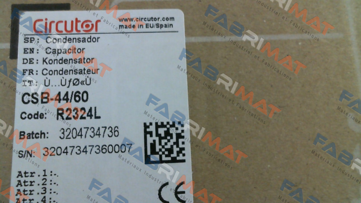 R2324L CSB-44/60 Circutor
