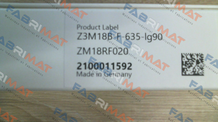 ZM18RF020 / Z3M18B-F-635-LG90 Z-LASER