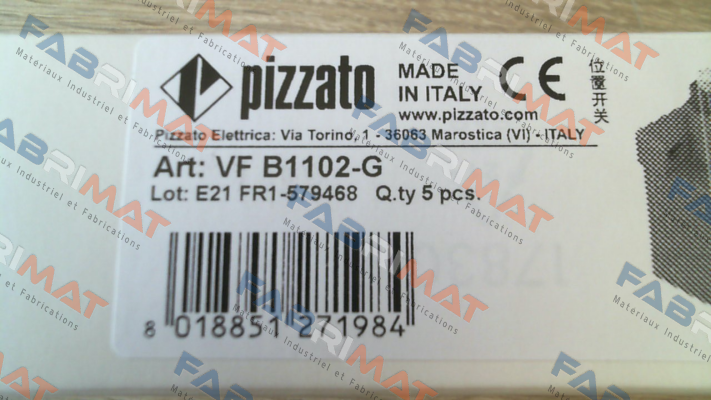 VF B1102-G Pizzato Elettrica