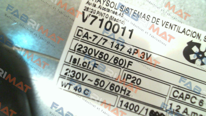 DA 7/7 CM 147 W 4 P 3 V  / V710011 Chaysol