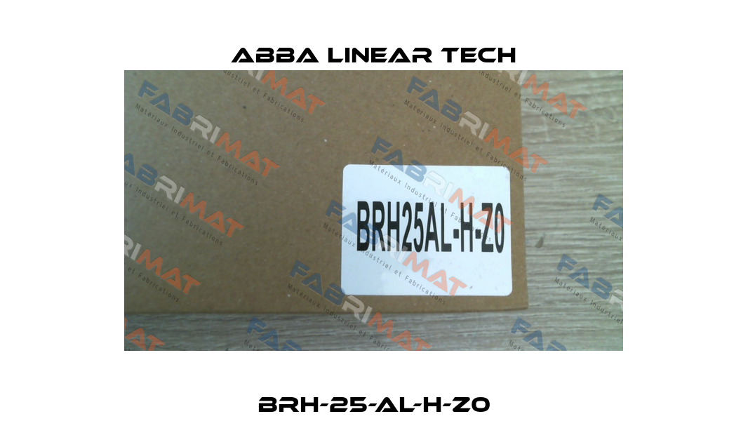 BRH-25-AL-H-Z0 ABBA Linear Tech