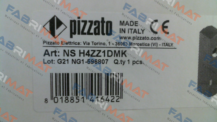 NS H4ZZ1DMK Pizzato Elettrica