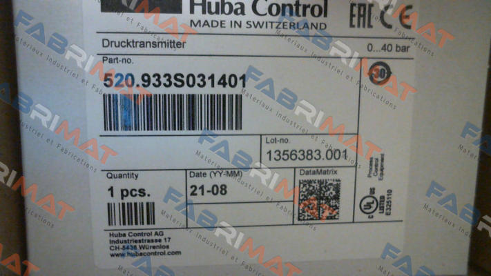 520.933S031401 Huba Control