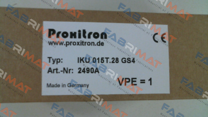 2490A IKU 015T.28 GS4 Proxitron