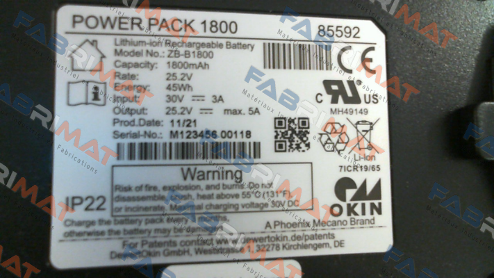 JLDP.11.011.000 //  Power Pack 1800 Okin