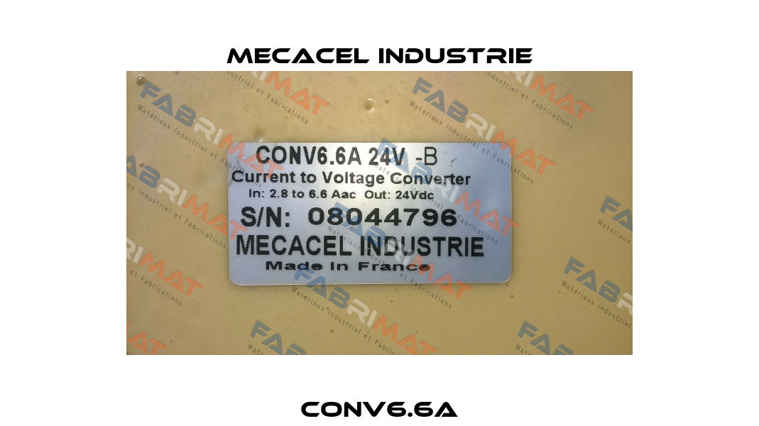 CONV6.6A Mecacel Industrie