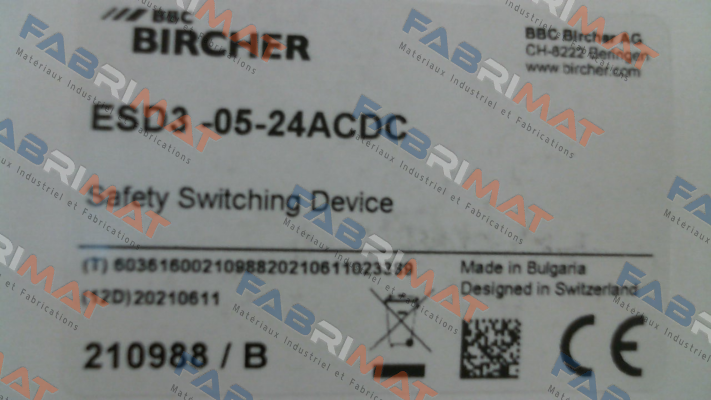 210988 / ESD3-05-24ACDC Bircher