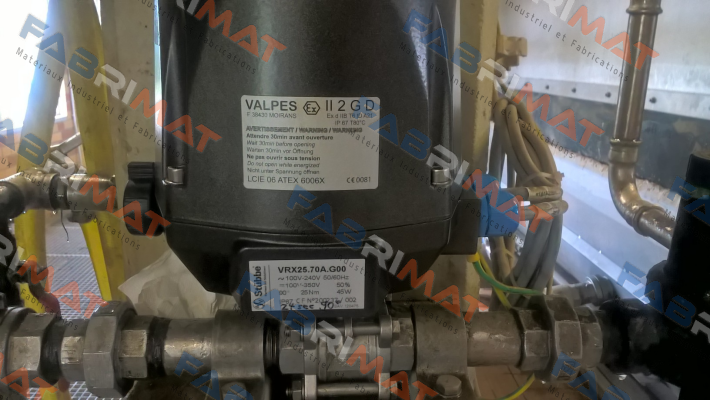 Gear box for engine valve Typ  VRX25.70A.G 00  Valpes