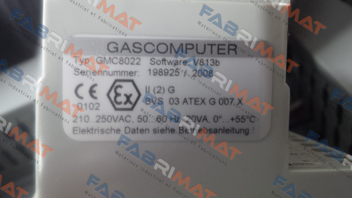 Gasmesscomputer Typ : 8022  Bieler Lang