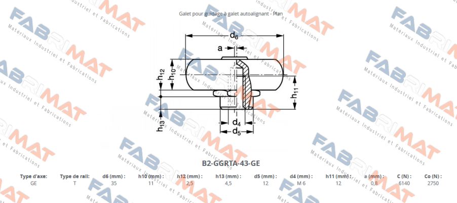 GALET - CPA43-2Z Rollon