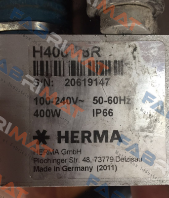 spare part for H400-16R  Herma
