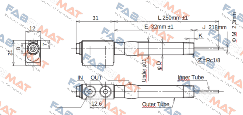 JC-KRM-10-L250-E32-J218-M2.3 Ahresty-tec