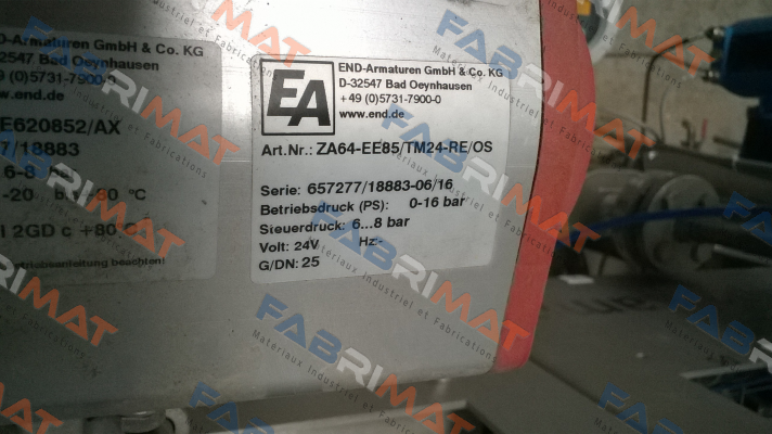 ZA64-EE85/TM24-RE/OS (OEM) End Armaturen