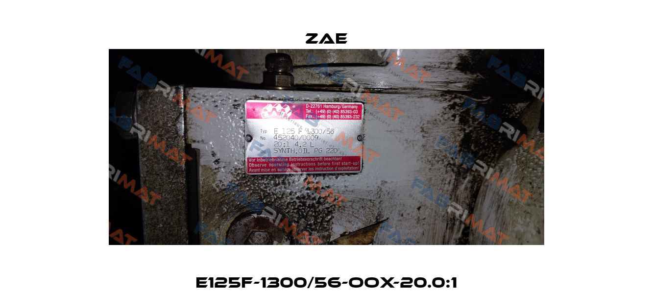 E125F-1300/56-OOX-20.0:1 Zae